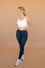 BASE legging with pockets - Rich blue
