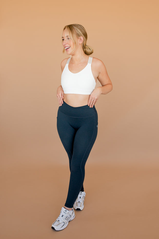 BASE legging with pockets - Rich blue