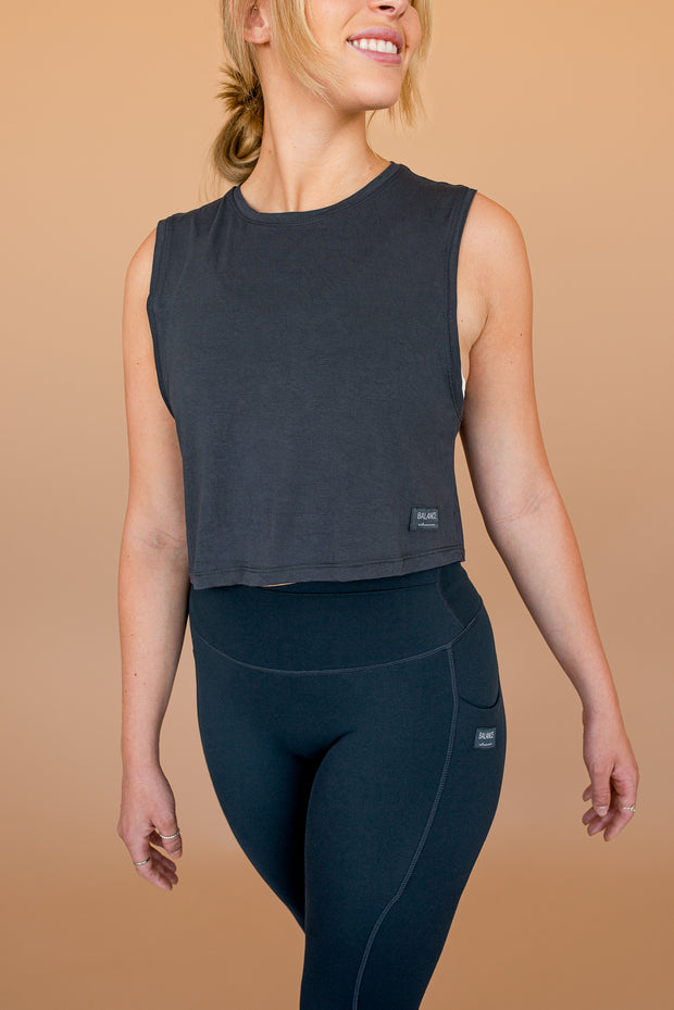 SOUL tank top - Deep blue